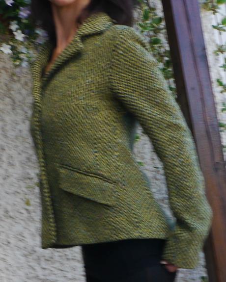 Zeleny kabatek, h&m,34