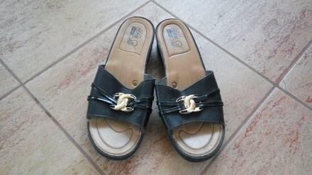 Pantofle gezer - černé, vel. 39, 39