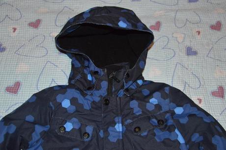 Zimní přechodová bunda bundička, h&m,110