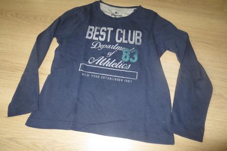 4x triko/tričko dlouhý rukáv 122/128, 122