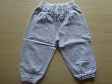 Světle šedé tepláky, vel. 86, ergee,86