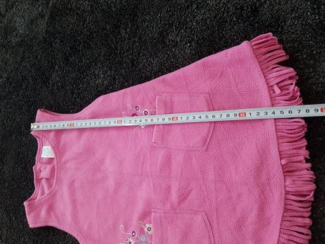 Dívčí fleesové šaty značky adams,velikost 1-1 1/5r, adams,86