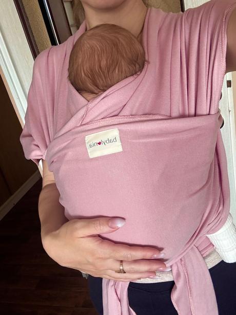 Babylonia tricot-slen organic světle růžový, babylonia