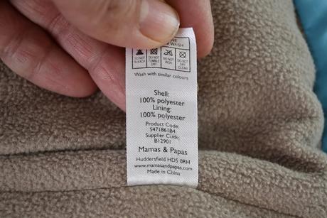 Zateplená vesta vel. 3 - 6 m, mamas & papas,68