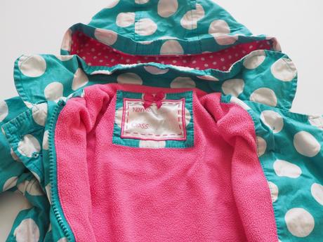 Bunda s fleecovou podšívkou, mothercare,74