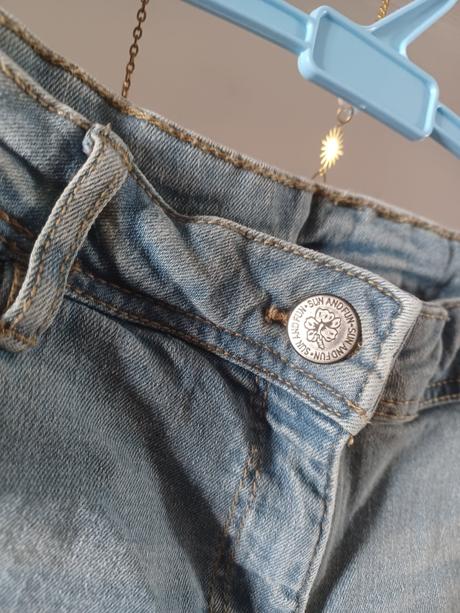 Džínové kraťasy s krajkou 170 / xs-s, pepperts,170