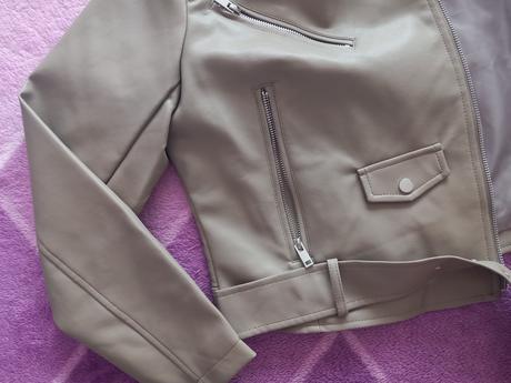 Béžová biker bunda vel. xxl - n.o.v.á s visačkou, xl / xxl