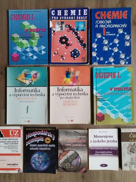 Učebnice pro střední školy, přípravy k maturitě, 