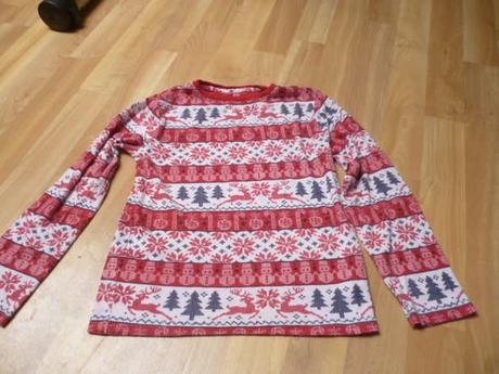 Vánoční triko 7-8 primark, 128