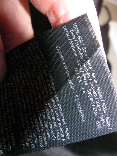 Hedvábný top s krajkou karl lagerfeld, 36