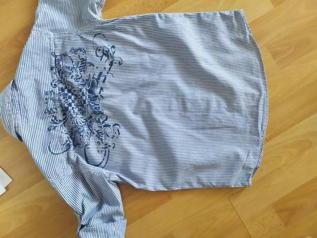 Košile s roll up rukávy, 128