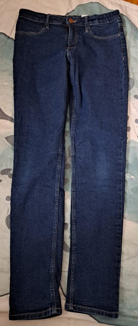 Džíny skinny, h&m,158