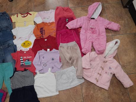 Dívčí set/balík, vel. 74, 68–80