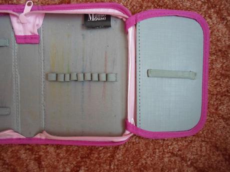 Růžové pouzdro penál minnie,