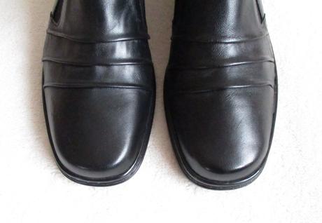 Dámské kožené polobotky černé gabor 39, gabor,39