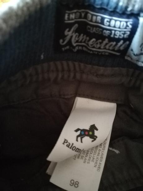 Podšité kalhoty bavlnou, vel. 98, palomino,98