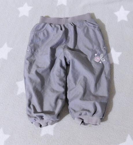 Zateplené kalhoty baby vel.74/80, baby club,80