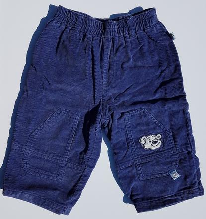 C166	chlapecké manšestrové kalhoty vel. 80, 80