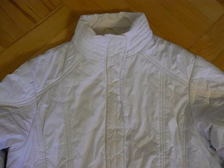 Bílá přechodová bunda, 42