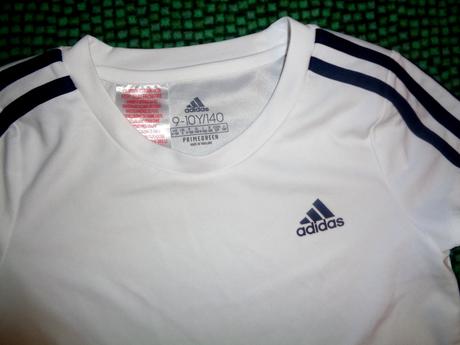 Bílé funkční tričko adidas 9-10 let, 140