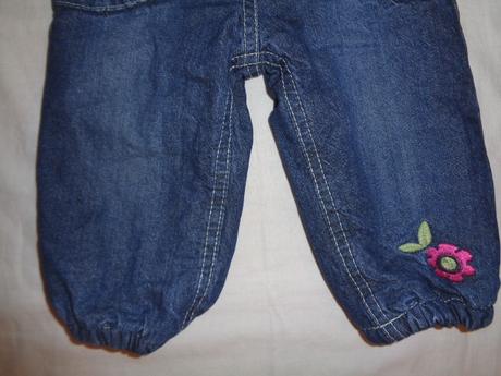 Luxusní rilfe podšité flízem - teploučké, baby club,74