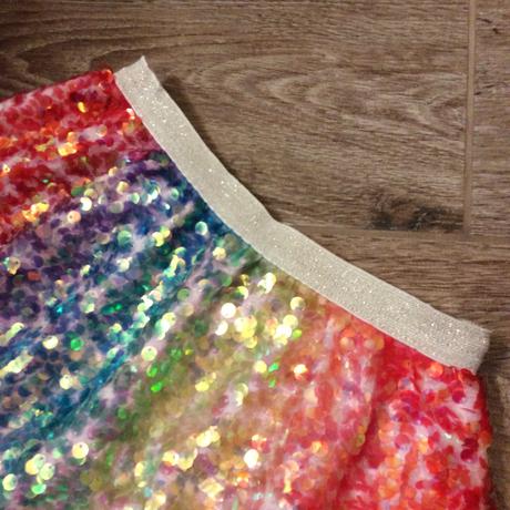 Barevná sukýnka s flitry h&m, h&m,110