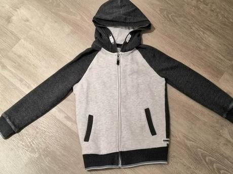 Mikina - tepláková bunda, palomino,140