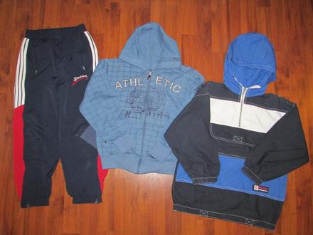 Bunda, mikina, kalhoty,set oblečení č.5, 122–134