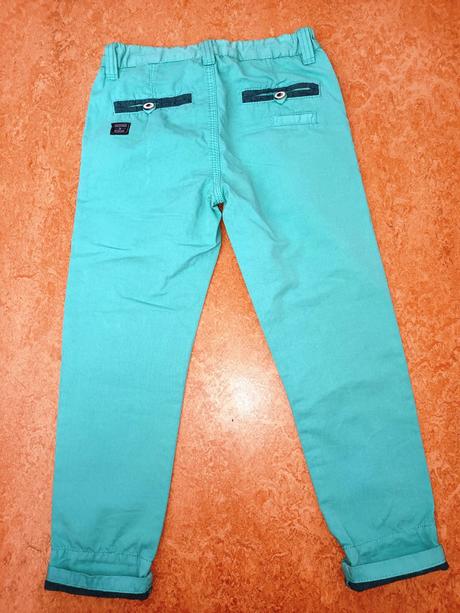 Nové plátěné kalhoty reserved vel. 116, reserved,116