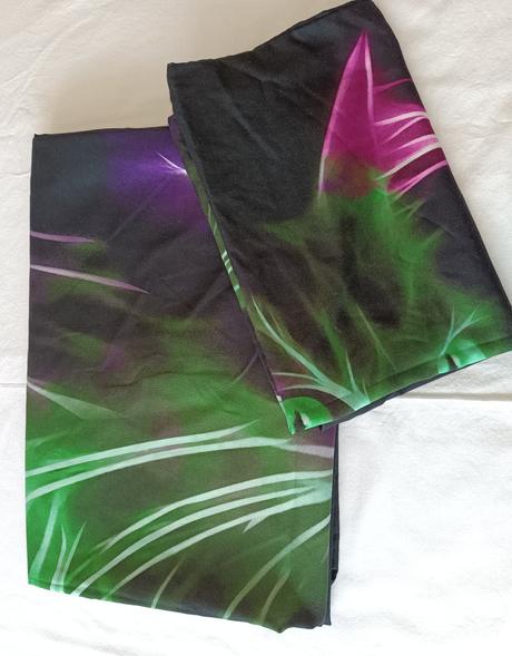 3d povlečení kočka - neon, 