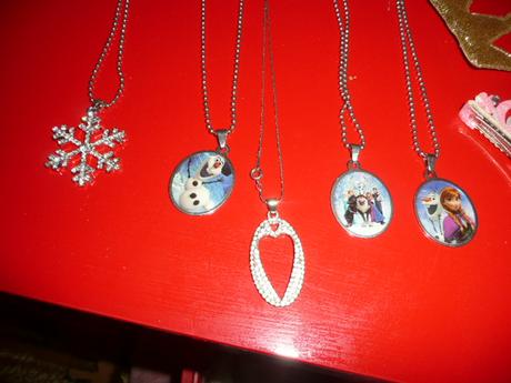 Řetízek 9x frozen ledové království elsa sponka, 