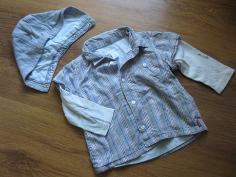 Košile s kapucí, h&m,80