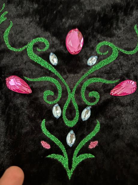 An24/ kostým anna frozen- v. 11/12 let zn. disney, 