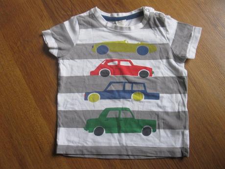 Tričko s autíčky, h&m,74