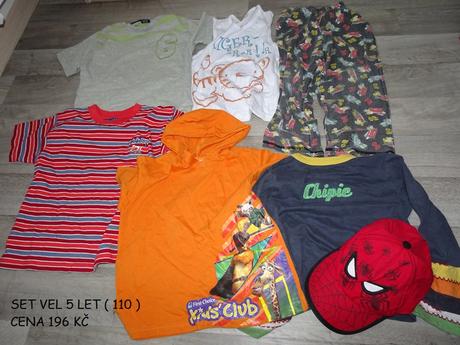Set pro kluky vel 110, 104–116