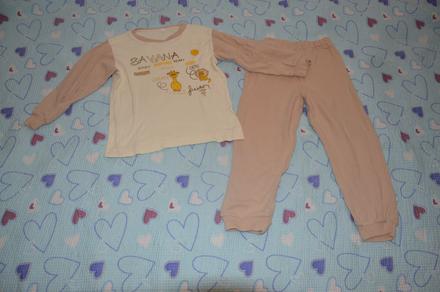 104 110 teplé bavlněné pyžamko pyžamo zoo, 104