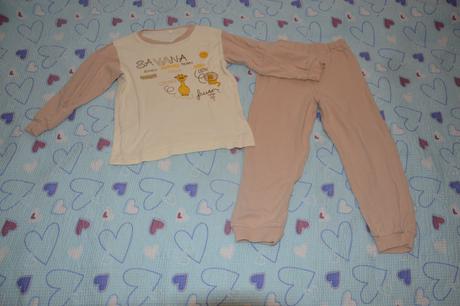 104 110 teplé bavlněné pyžamko pyžamo zoo, 104