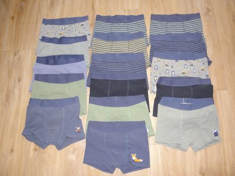 16x chlapecké boxerky zn. tchibo vel.134/140, tchibo,134