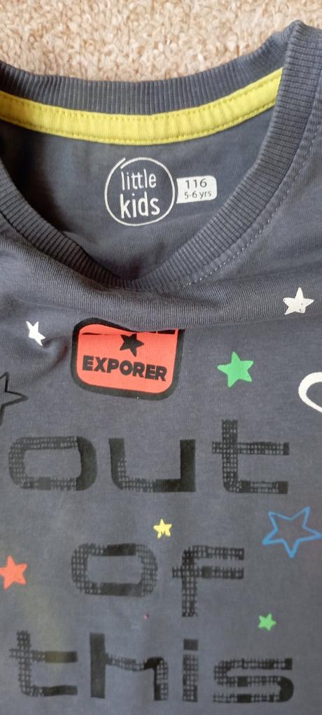 Tričko a šortky zn."nickelodeon" vel."110-116", nickelodeon,116