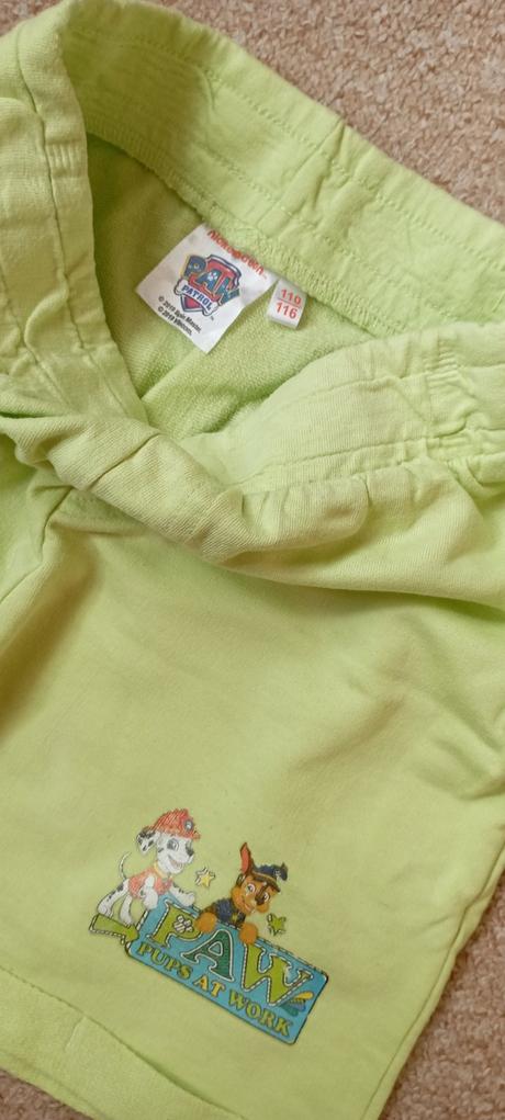 Tričko a šortky zn."nickelodeon" vel."110-116", nickelodeon,116