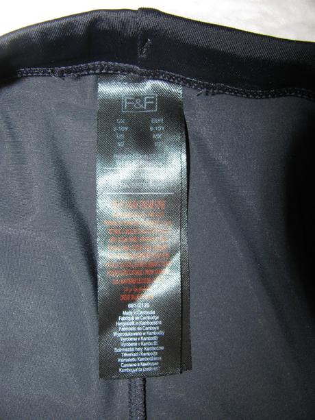 Černé chlapecké plavky, f&f,140