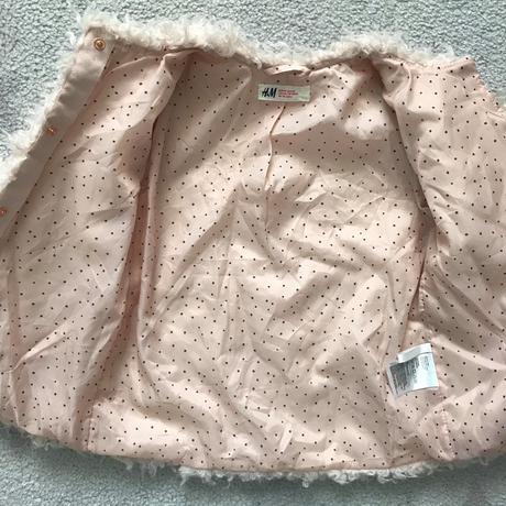 Kožíšek, kabátek hm, vel. 116, h&m,116