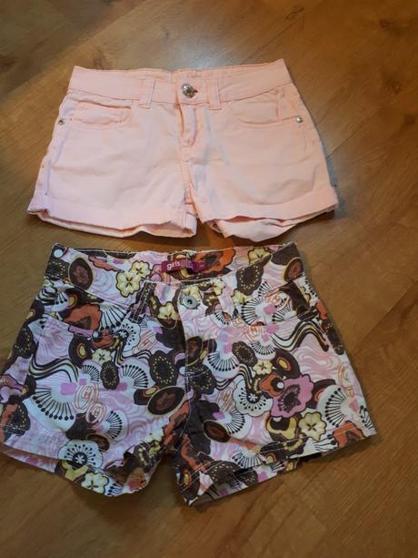 2x šortky, kraťasy, denim co,134