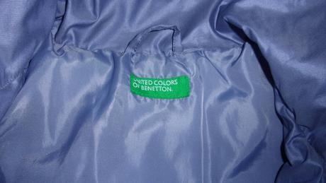 Péřová zimní bunda benetton, vel. 128/134, benetton,128