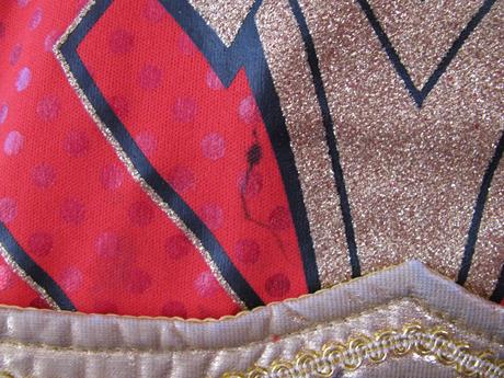 Kostým - šaty s pláštěm wonder woman, 