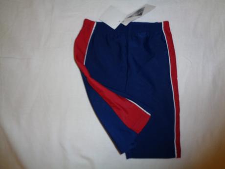 Krásné modročervené plavky - delší nohavičky, 116