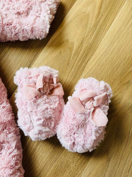 Teploučká chlupatá kombinéza + rukavičky, f&f,74