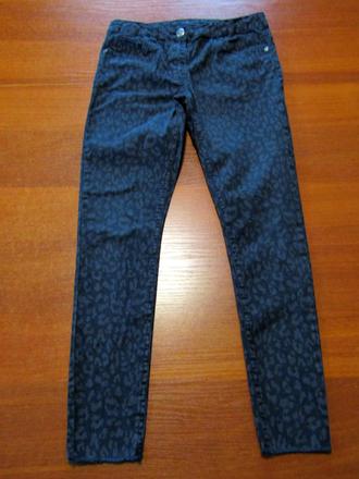 Černé dívčí džíny vel 140, 140
