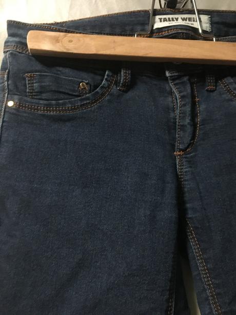 Vel. 34 modré elastické skinny, 34