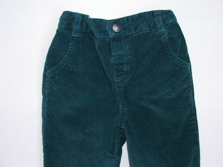 H746 zelené manšestráky vel. 86, 86